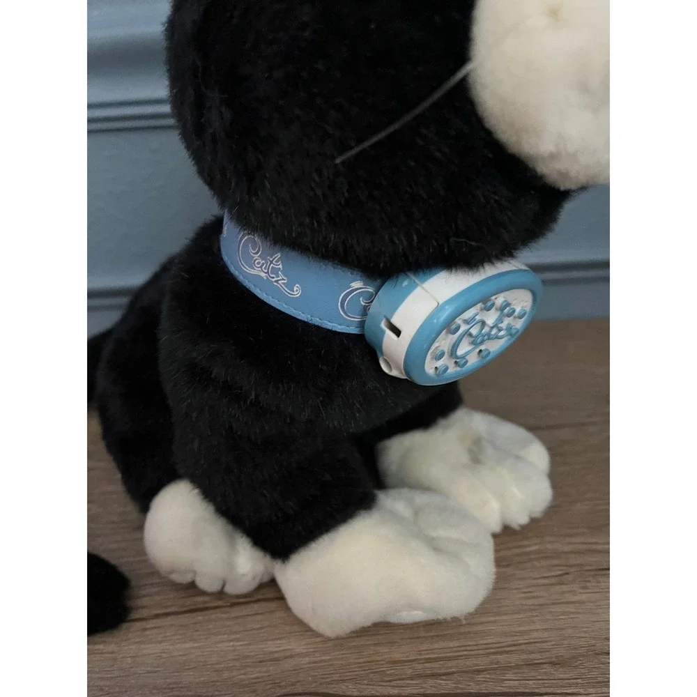 Trendmasters‎ Catz Animated Talking Black Cat Plush Toy Collar Interactive